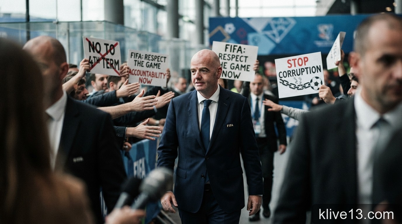 Khủng hoảng FIFA: Gianni Infantino đối mặt làn sóng phản đối trước thềm tái đắc cử